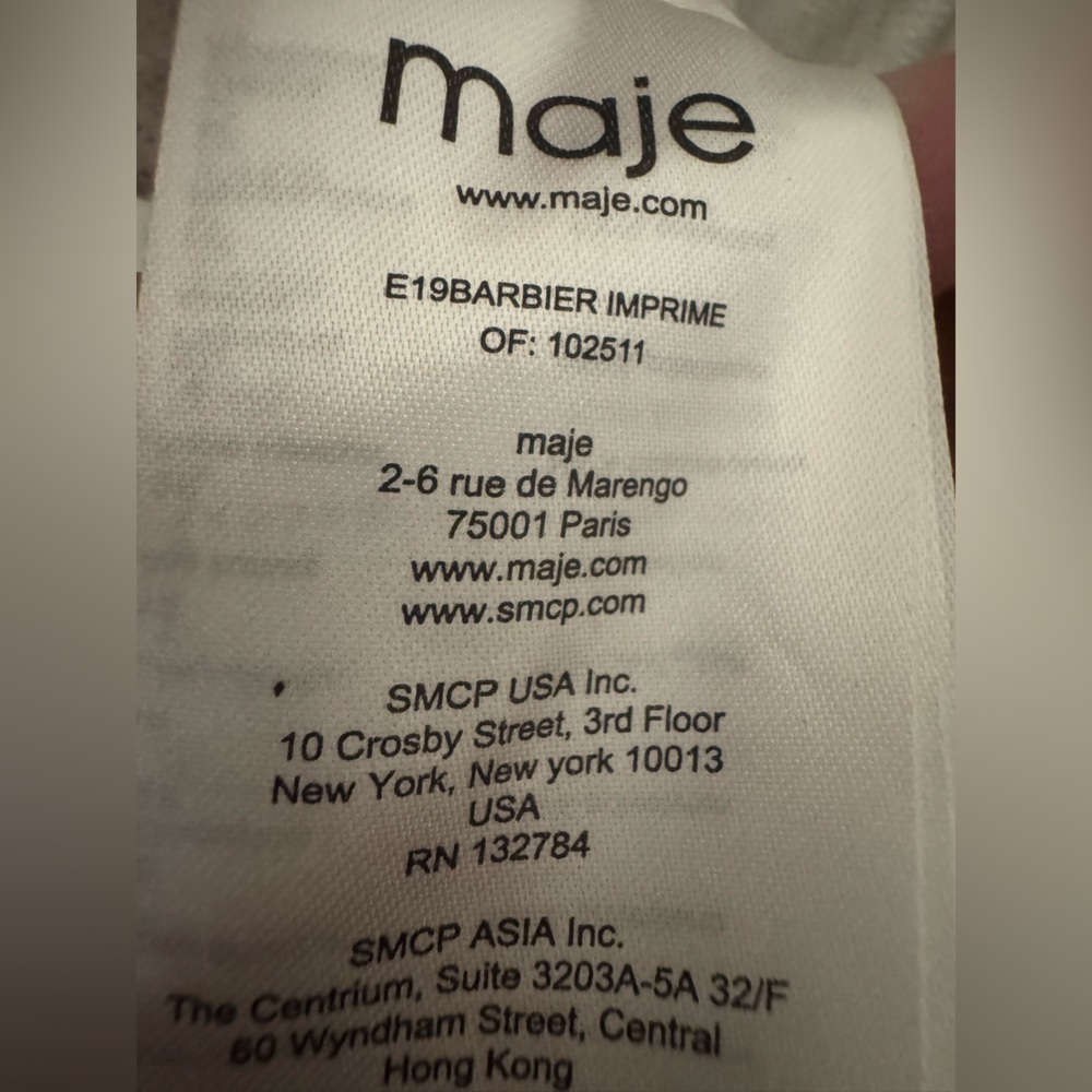 Maje windbreaker NWT - Picture 10 of 11